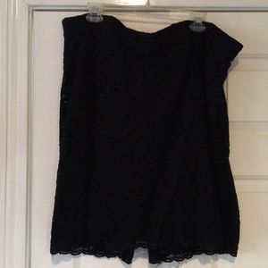 Black lace skirt Lane Bryant